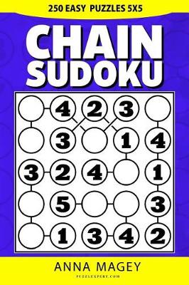Book cover for 250 Easy Chain Sudoku Puzzles 5x5