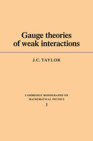 Cover of Gauge Theories of Weak Interactions