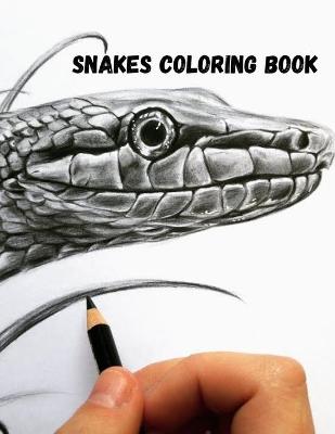 Book cover for Snakes Coloring Book