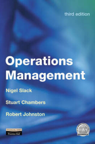 Cover of Operations Management Book with Access Code