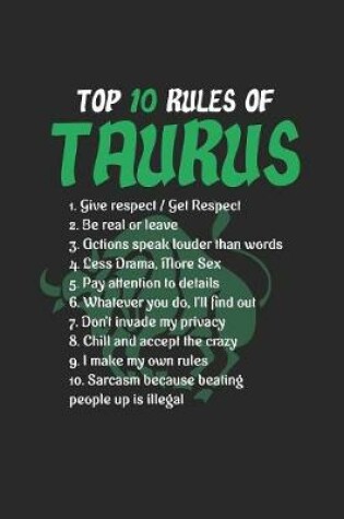 Cover of Top 10 Rules Of Taurus