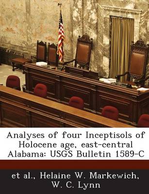 Book cover for Analyses of Four Inceptisols of Holocene Age, East-Central Alabama