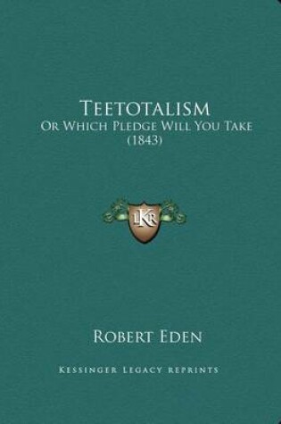 Cover of Teetotalism