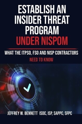 Cover of Establish an Insider Threat Program under NISPOM