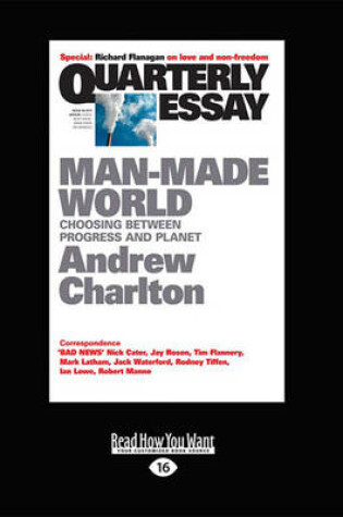 Cover of Quarterly Essay 44: Man-Made World