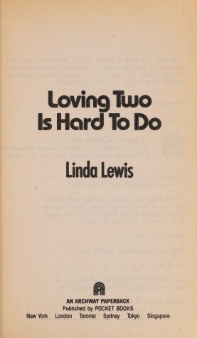 Book cover for Loving Two Is Hard to Do