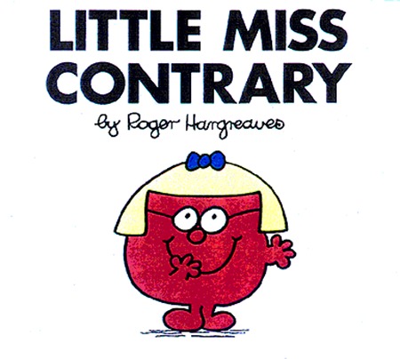 Book cover for Little Miss Contrary