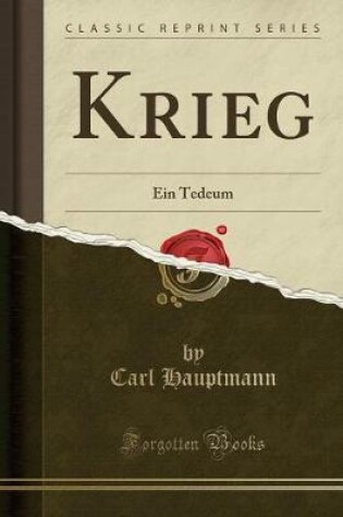 Cover of Krieg