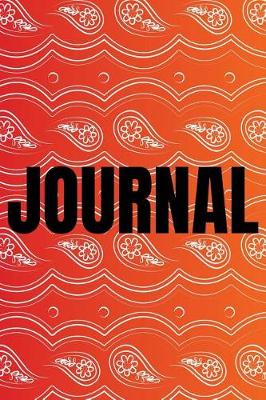 Cover of Paisley Background Lined Writing Journal Vol. 10