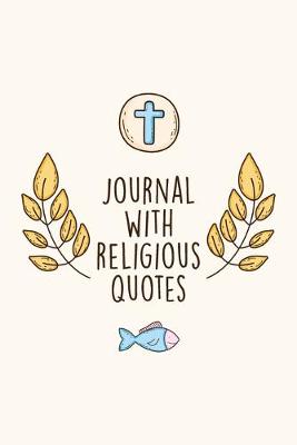Book cover for Journal With Religious Quotes