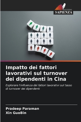 Book cover for Impatto dei fattori lavorativi sul turnover dei dipendenti in Cina