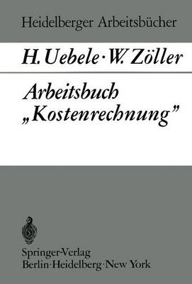 Book cover for Arbeitsbuch Kostenrechnung