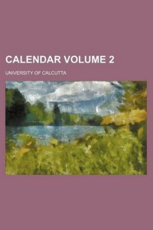 Cover of Calendar Volume 2