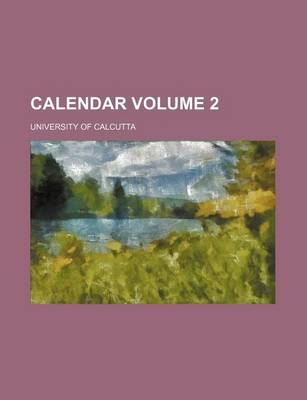 Book cover for Calendar Volume 2