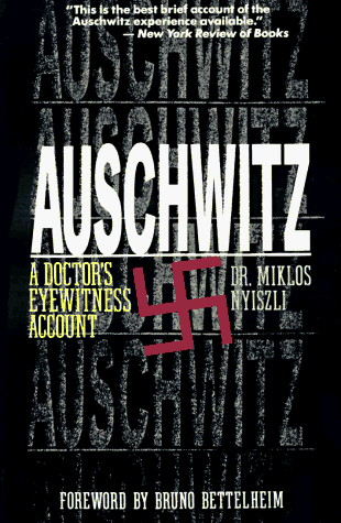 Book cover for Auschwitz: a Doctor's Eyewitness Account
