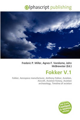 Book cover for Fokker V.1