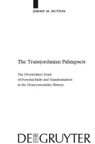 Cover of The Transjordanian Palimpsest