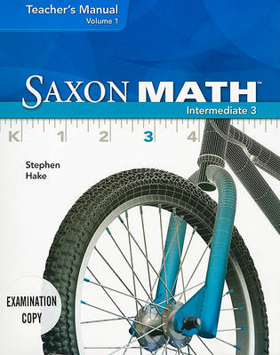 Book cover for Saxon Math Intermediate 3, Volume 1