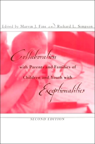 Book cover for Collaboration with Parents and Families of Children and Youth with Exceptionalities