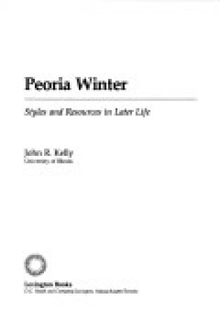 Cover of Peoria Winter