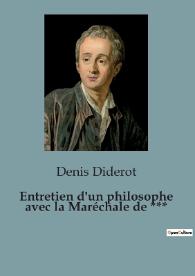 Book cover for Entretien d'un philosophe avec la Mar�chale de ***