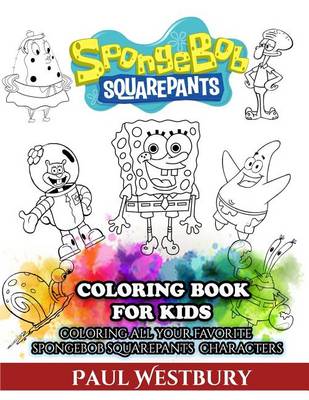 Book cover for Spongebob Squarepants Coloring Book for Kids