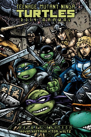 Book cover for Teenage Mutant Ninja Turtles 2014 Annual Deluxe Edition