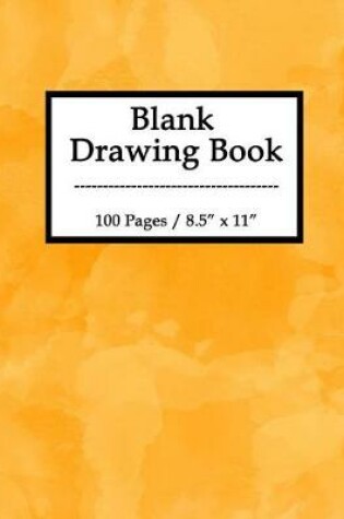 Cover of Blank Drawing Book-Orange