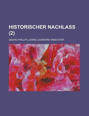 Book cover for Historischer Nachlass (2)