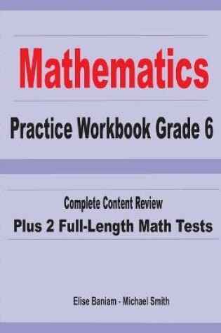 Cover of Mathematics Practice Workbook Grade 6