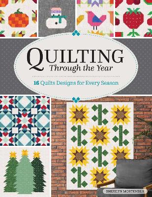 Book cover for Quilting Through the Year