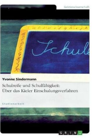 Cover of Schulreife und Schulfahigkeit