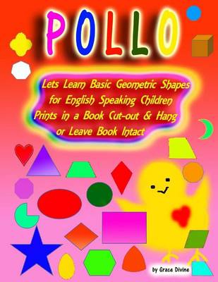 Book cover for Lets Learn Basic Geometric Shapes for English Speaking Children Prints in a Book Cut-out & Hang or Leave Book Intact