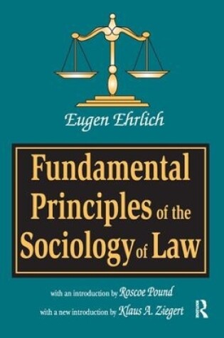 Cover of Fundamental Principles of the Sociology of Law