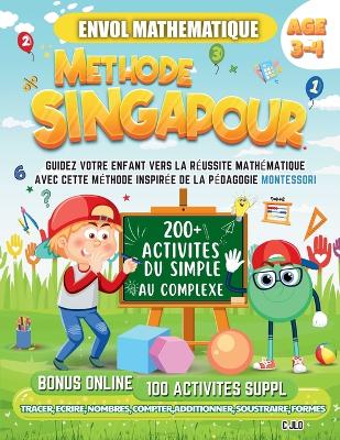 Book cover for Envol Mathématique Méthode Singapour Age 3-4