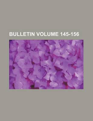 Book cover for Bulletin Volume 145-156