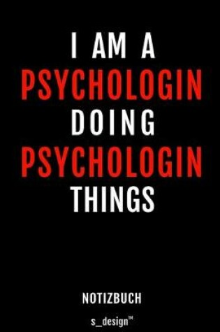 Cover of Notizbuch für Psychologen / Psychologe / Psychologin