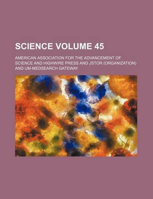 Book cover for Science Volume 45