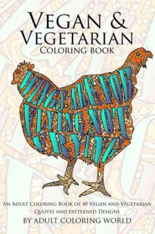 Cover of Vegan & Vegetarian Coloring Book