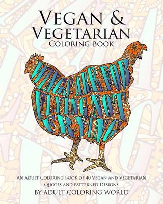 Cover of Vegan & Vegetarian Coloring Book