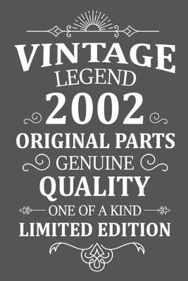 Book cover for Vintage Legend 2002 Original Parts