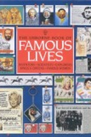 Cover of Usborne Book of Famous Lives