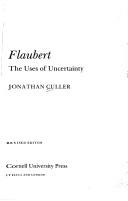 Book cover for Flaubert- Uses of Unc Pb