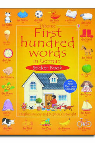 Cover of First Hundred Words In German Sticker book