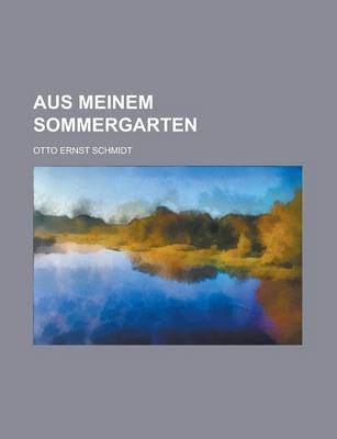 Book cover for Aus Meinem Sommergarten