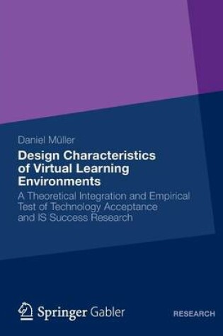 Cover of Design Characteristics of Virtual Learning Environments