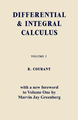 Book cover for Differential and Integral Calculus, Vol. One