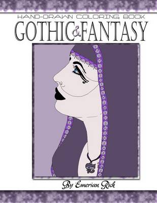 Book cover for Gothic and Fantasy Adult Coloring Book