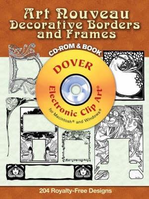 Book cover for "Art Nouveau" Decorative Borders and Frames