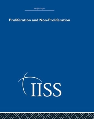 Book cover for Proliferation and Non-Proliferation